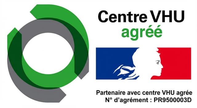 Centre VHU Agréé - Partenaire avec centre VHU agréé N° PR9500003D